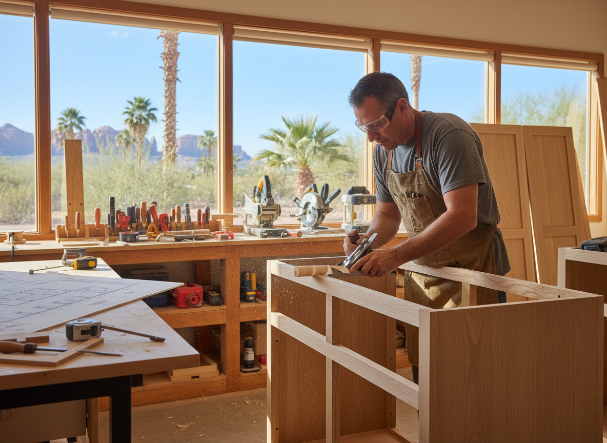 Custom Cabinet in Downtown Chandler